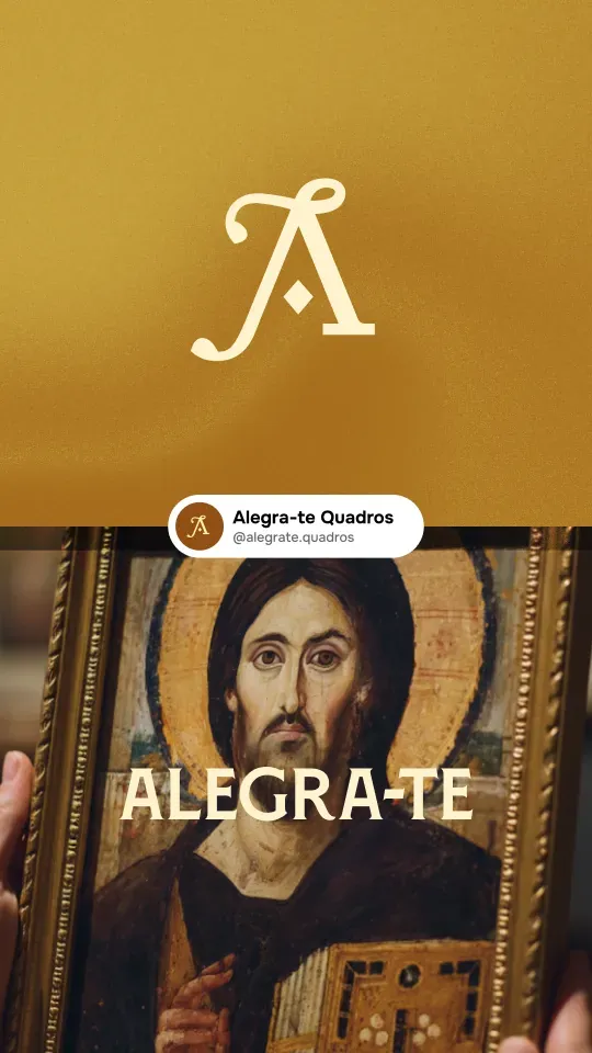 Identidade visual da Alegra-te Quadros