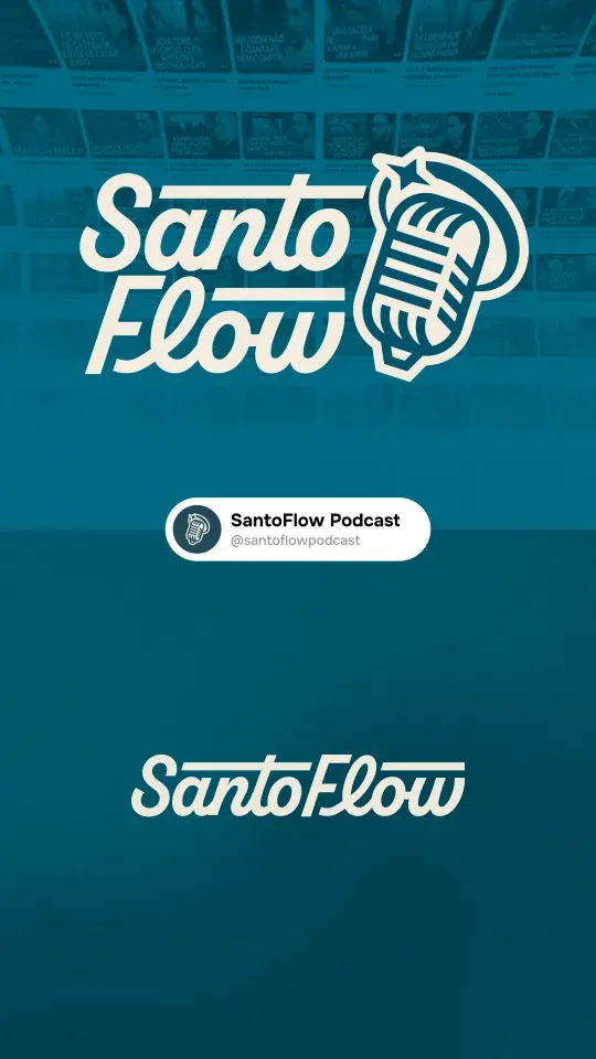 Identidade visual do SantoFlow Podcast